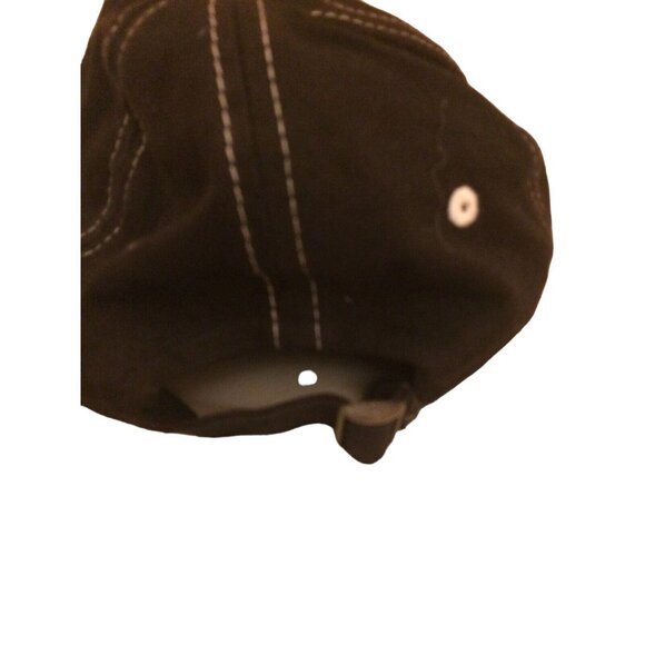 Dodge Black Adjustable Baseball Cap With Ram Logo Embroidery & White Stitching - Picture 4 of 4